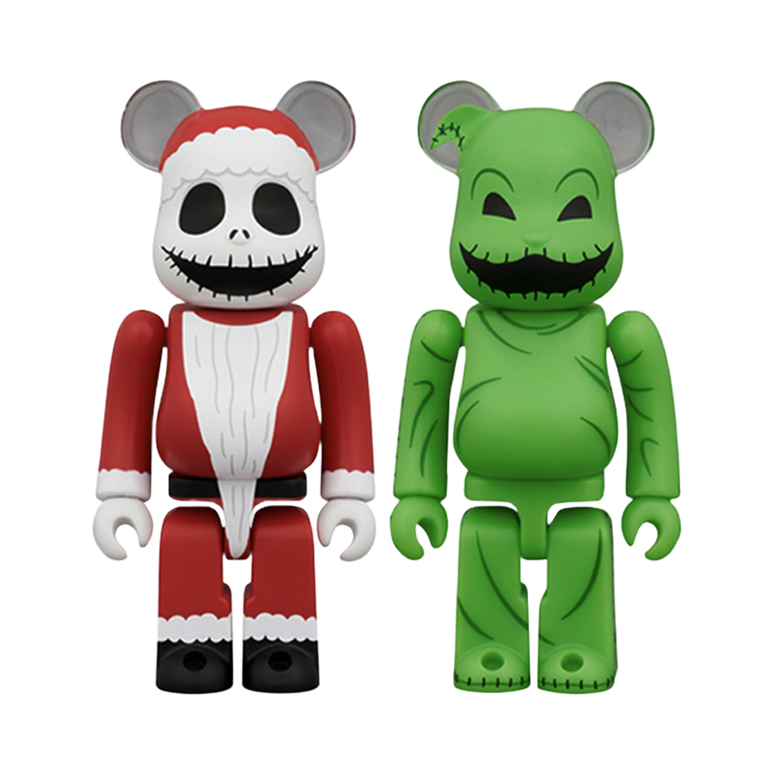 2505001 [6%적립] KINKIROBOT 100% Bearbrick Santa Jack & Oogie Boogie 2Pcs Set