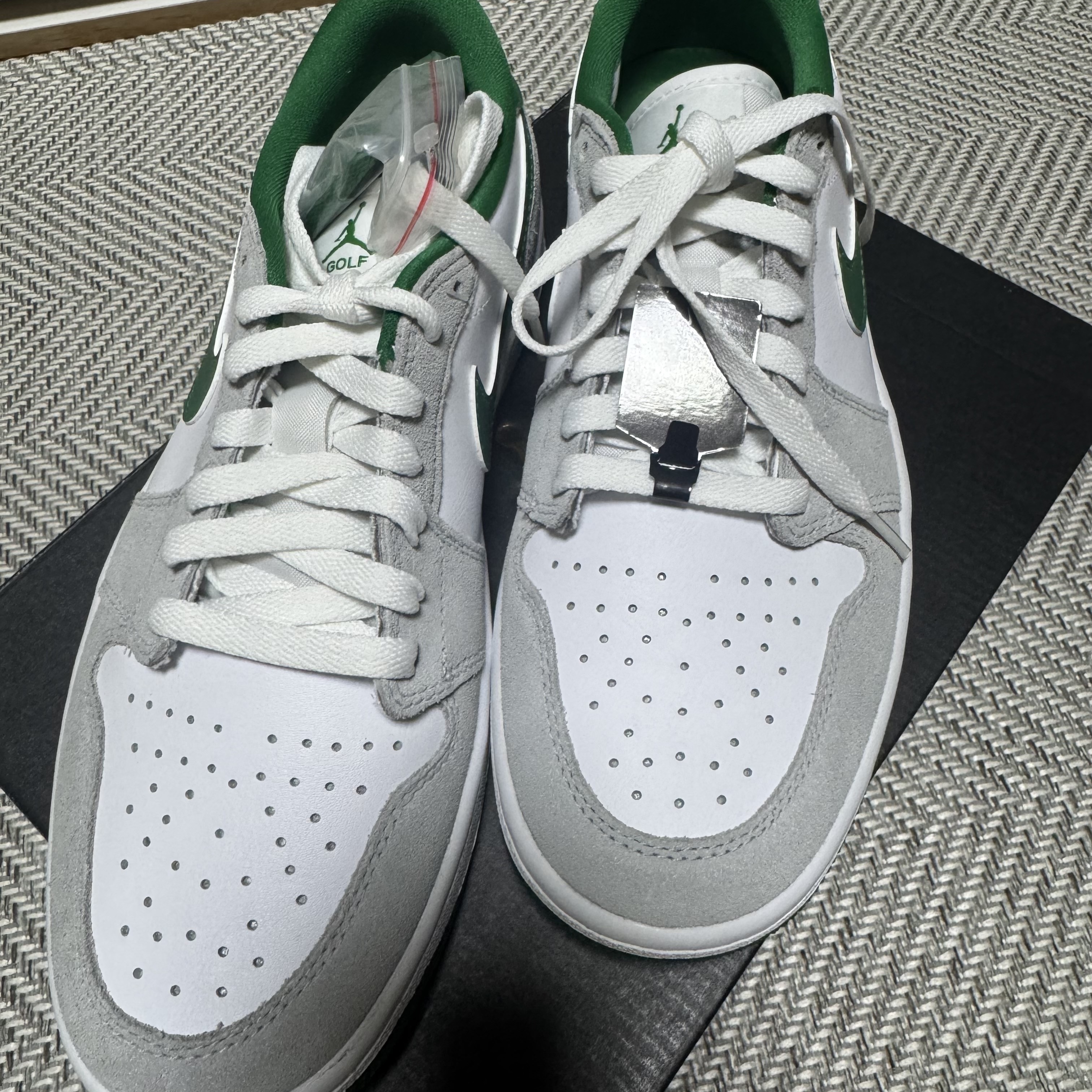 Jordan 1 Low Golf Pine Green 착용 스타일 - 1