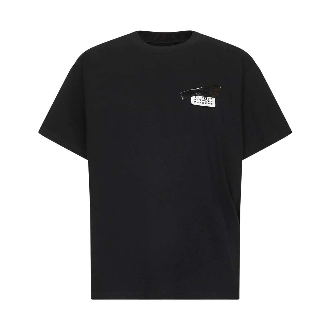MM6 메종 마르지엘라 코튼 티셔츠 블랙(MM6 Maison Margiela Cotton T-Shirt Black)