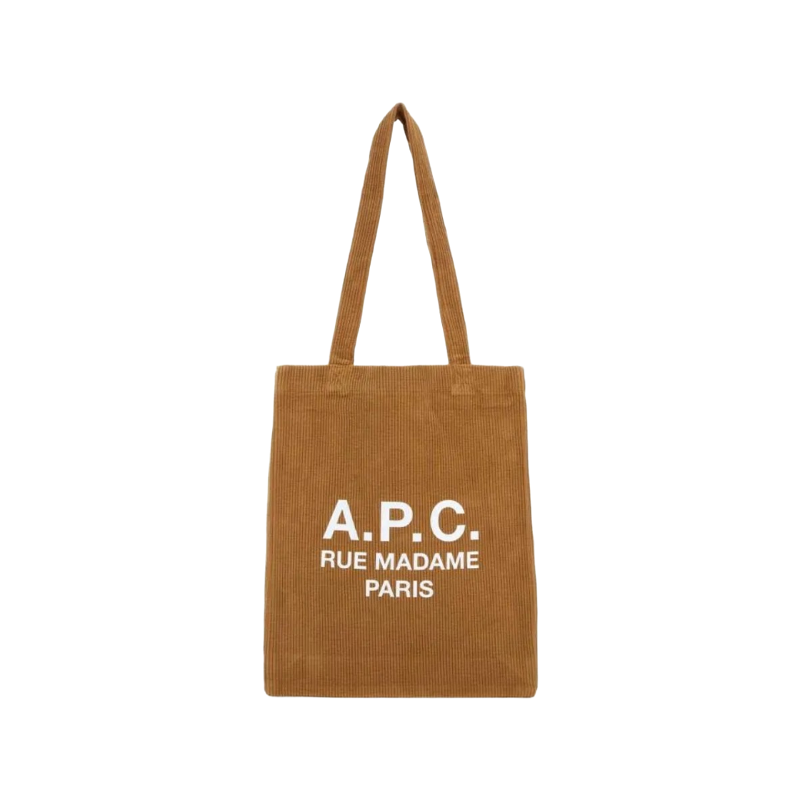 COHBB-M61937-CAF A.P.C. Lou Rue Madame Tote Bag Caramel