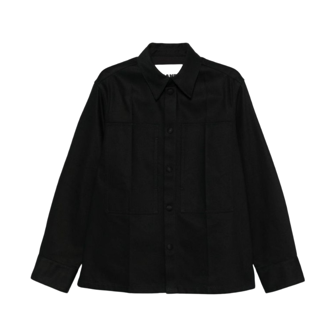 J22DL0234-J45257-001 Jil Sander Denim Cotton Shirt Black
