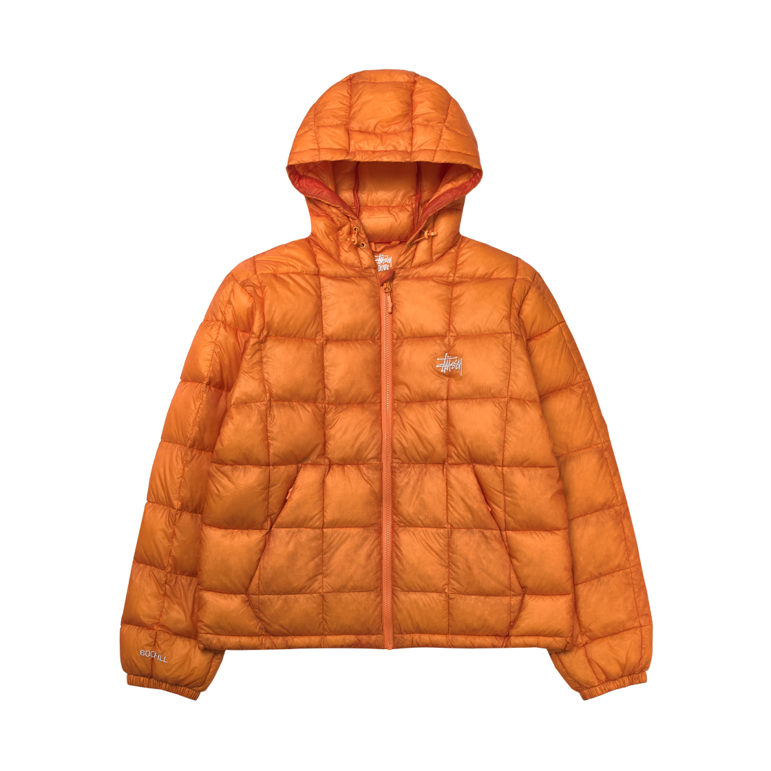 115856 Stussy Midweight Hooded Puffer Orange