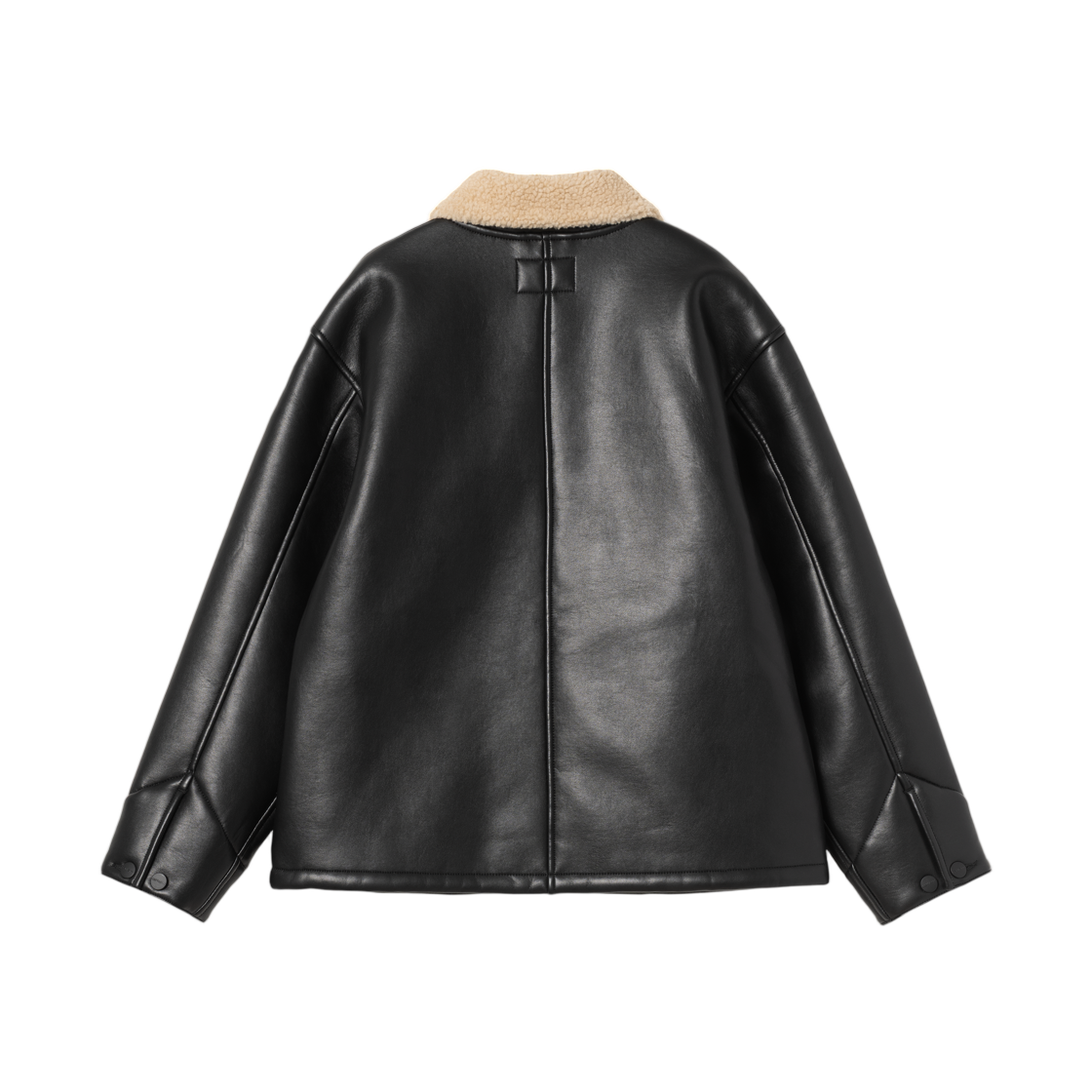 (W) 칼하트 WIP 쉽톤 OG 미시건 코트 블랙 내츄럴((W) Carhartt WIP Shepton OG Michigan Coat Black Natural) - 2