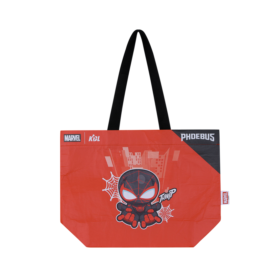 케이비엘 X 마블 컬렉션 울산 현대모비스 마일스모랄레스 리유저블백(KBL X MARVELCollection Ulsan Hyundai Mobis Phoebus Miles Morales Reusable Bag)