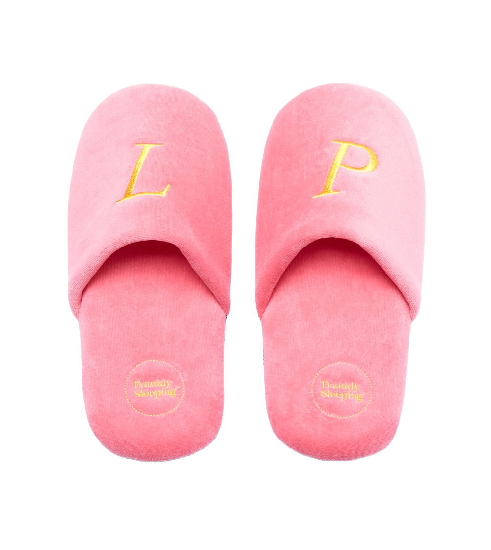 [리퍼브] 프랭클리 벨루어 워셔블 홈 오피스 룸슈즈 핑크