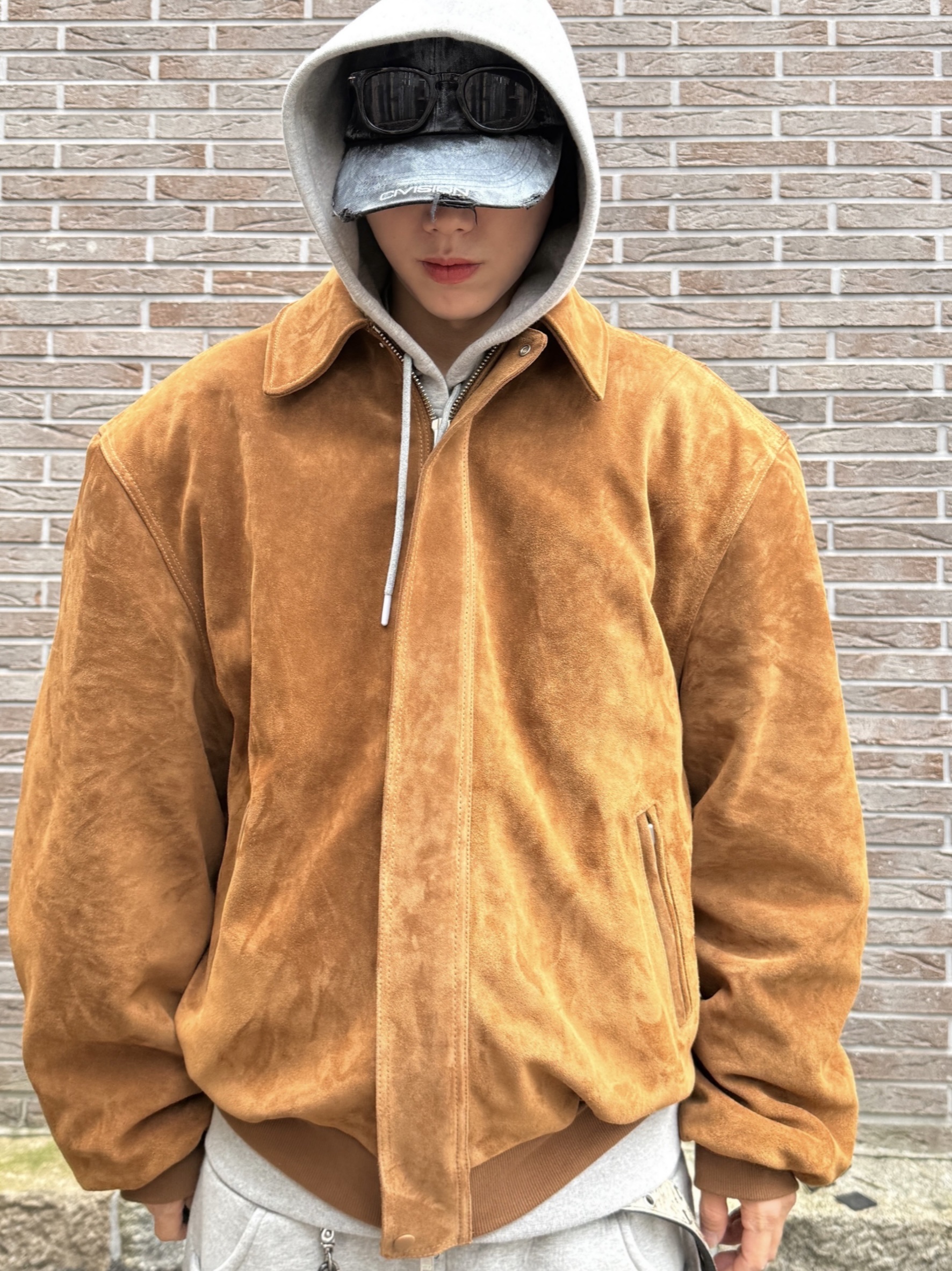MJD x Kamien Double Hole Belt Oak Brown, ERL Vamp Skate Shoes Sand 착용 스타일 - 5