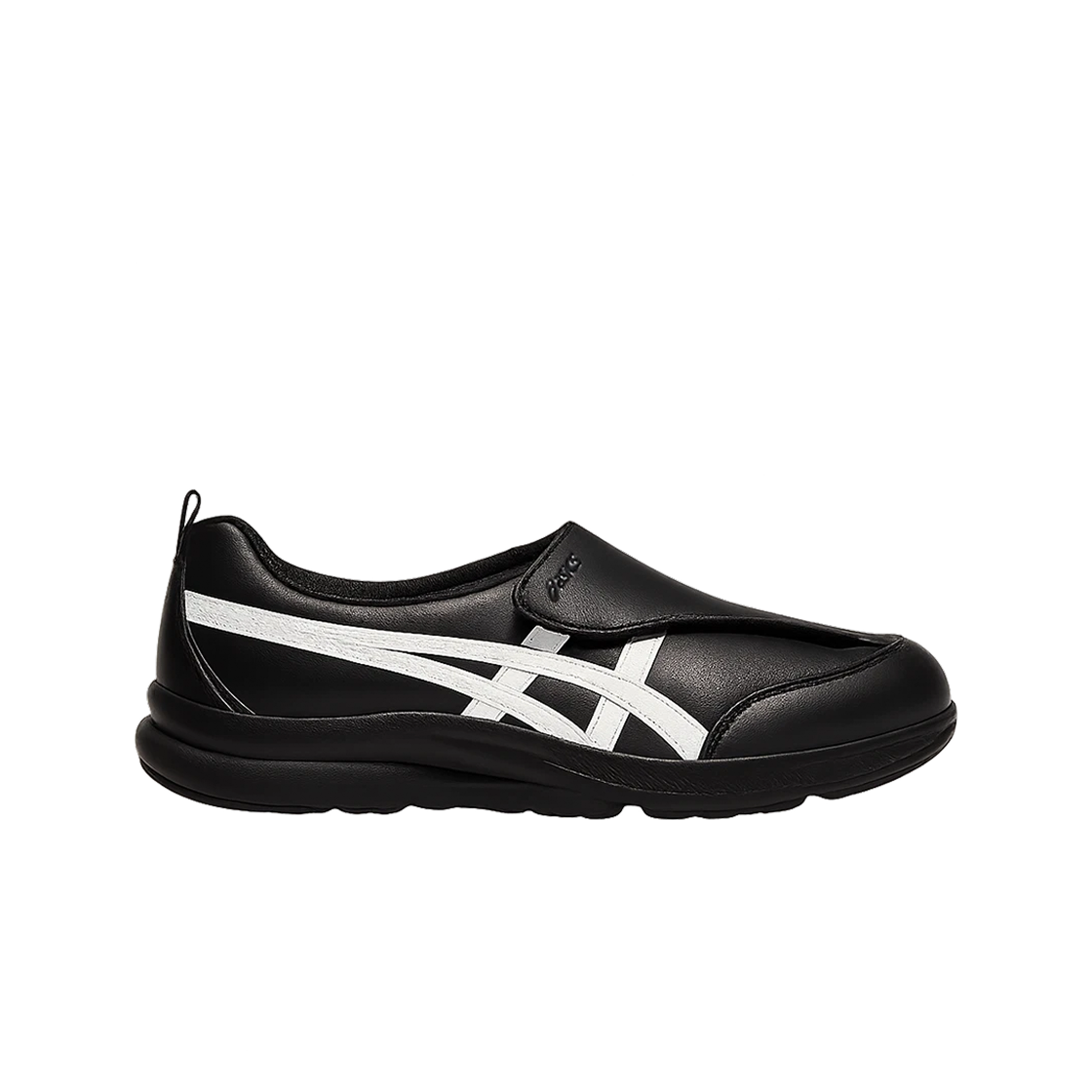 아식스 라이프 워커 LE 블랙 화이트 - 2E 와이드(Asics Life Walker LE Black White - 2E Wide)