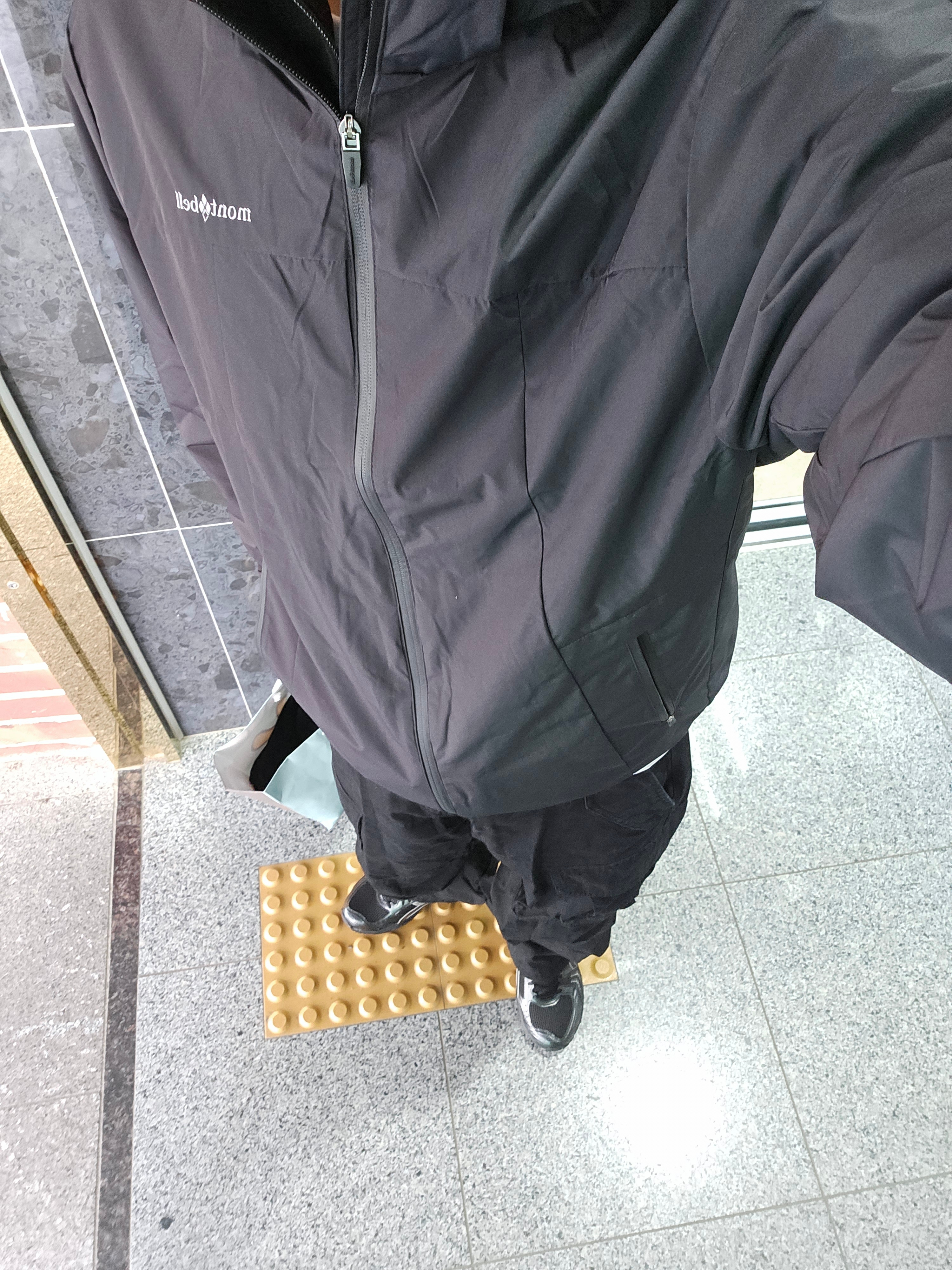 Asics Gel-Kayano 14 Black Pure Silver, Flavorism VTG Washed Cargo Pants Black 착용 스타일 - 2