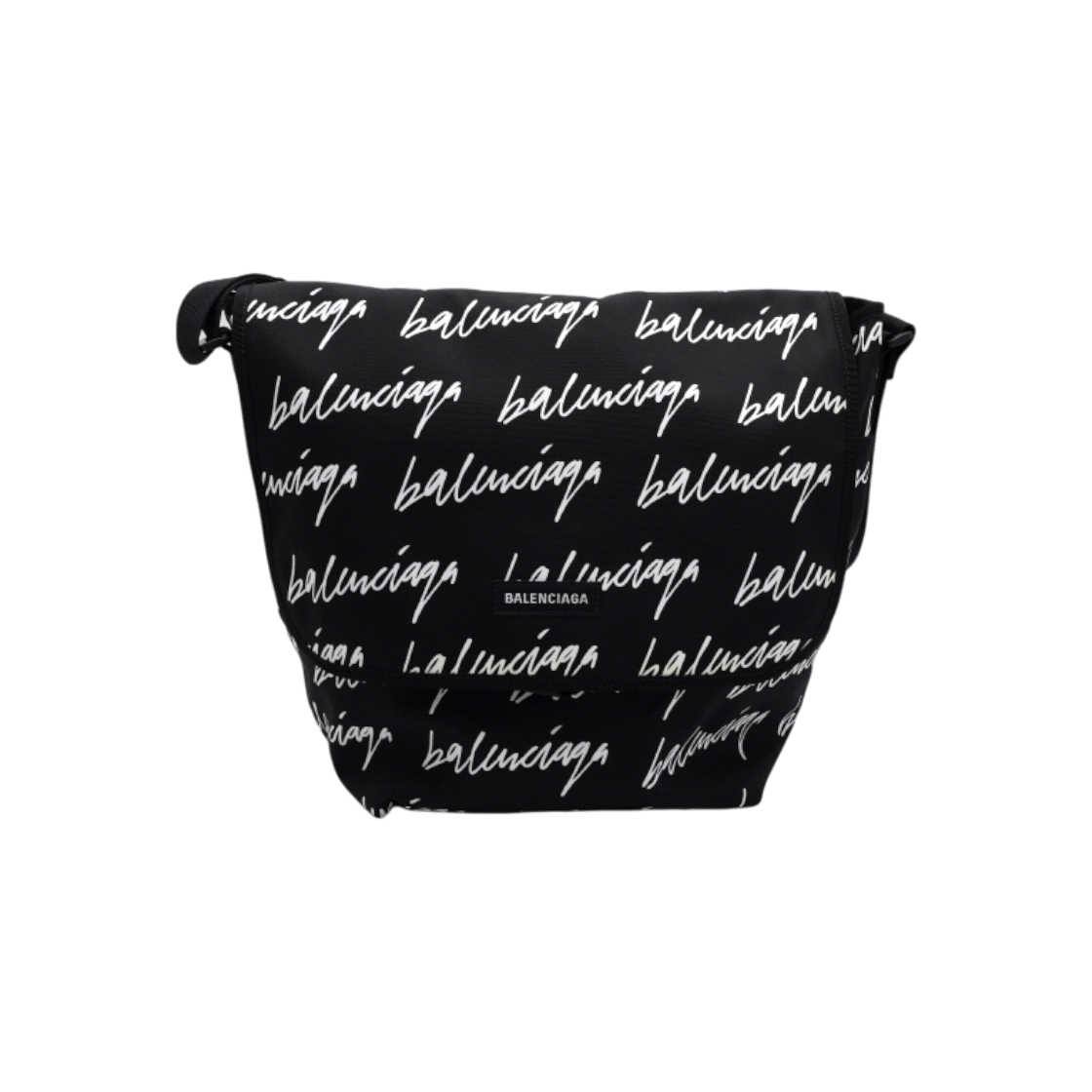 발렌시아가 620258 블랙 로고 프린팅 익스플로러 남여공용 메신저 크로스백aa56999(Balenciaga Black Logo Printed Explorer Unisex Messenger Crossbody Bag)