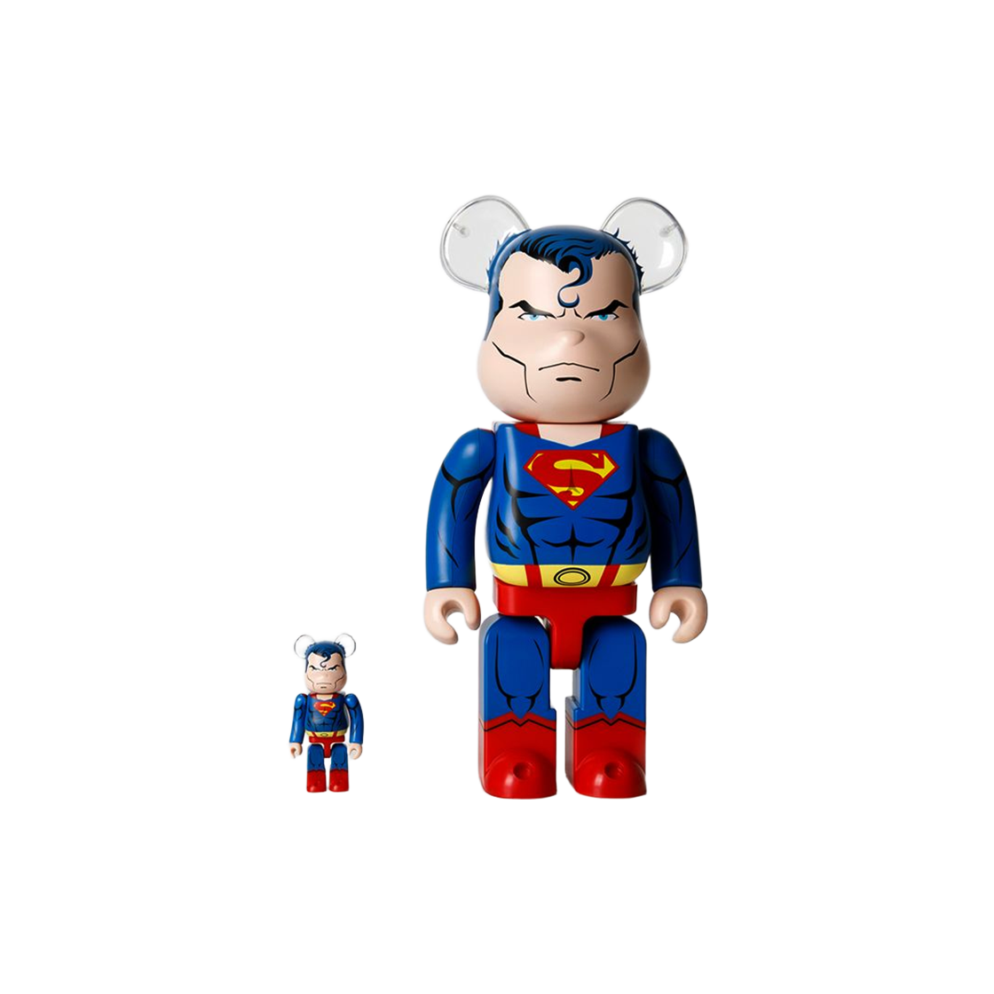 킨키로봇 400%+100% 베어브릭 슈퍼맨 베트맨 허쉬 버전 (2209018)(KINKIROBOT 400%+100% Bearbrick Superman (Batman Hush Ver.))