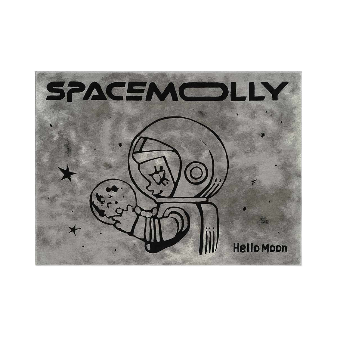 - Pop Mart Mega Space Molly Hello Moon Large Art Rug