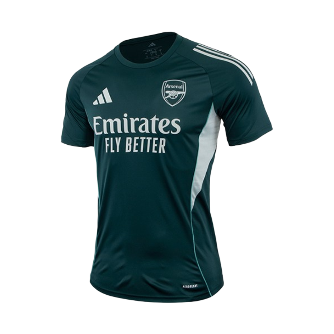아디다스 아스널 티로 25 트레이닝 저지 오로라 아이비 - KR 사이즈 (논 마킹 버전)(Adidas Arsenal Tiro 25 Training Jersey Aurora Ivy - KR Sizing (Non Marking Ver.))