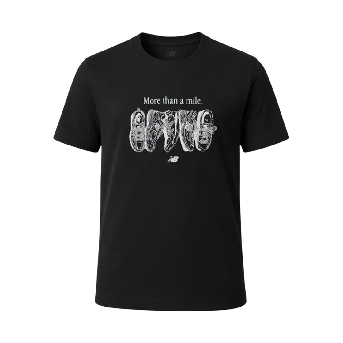 뉴발란스 마일러 티셔츠 블랙(New Balance Mylar T-Shirt Black)