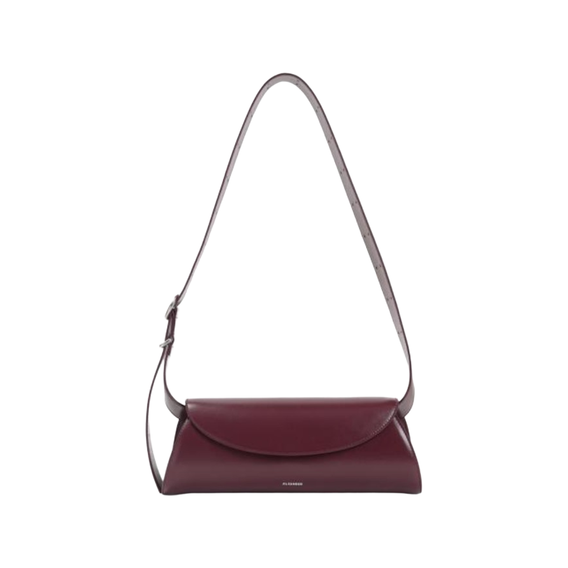 J07WD0023-P5355-505 Jil Sander Cannolo Small Burgundy