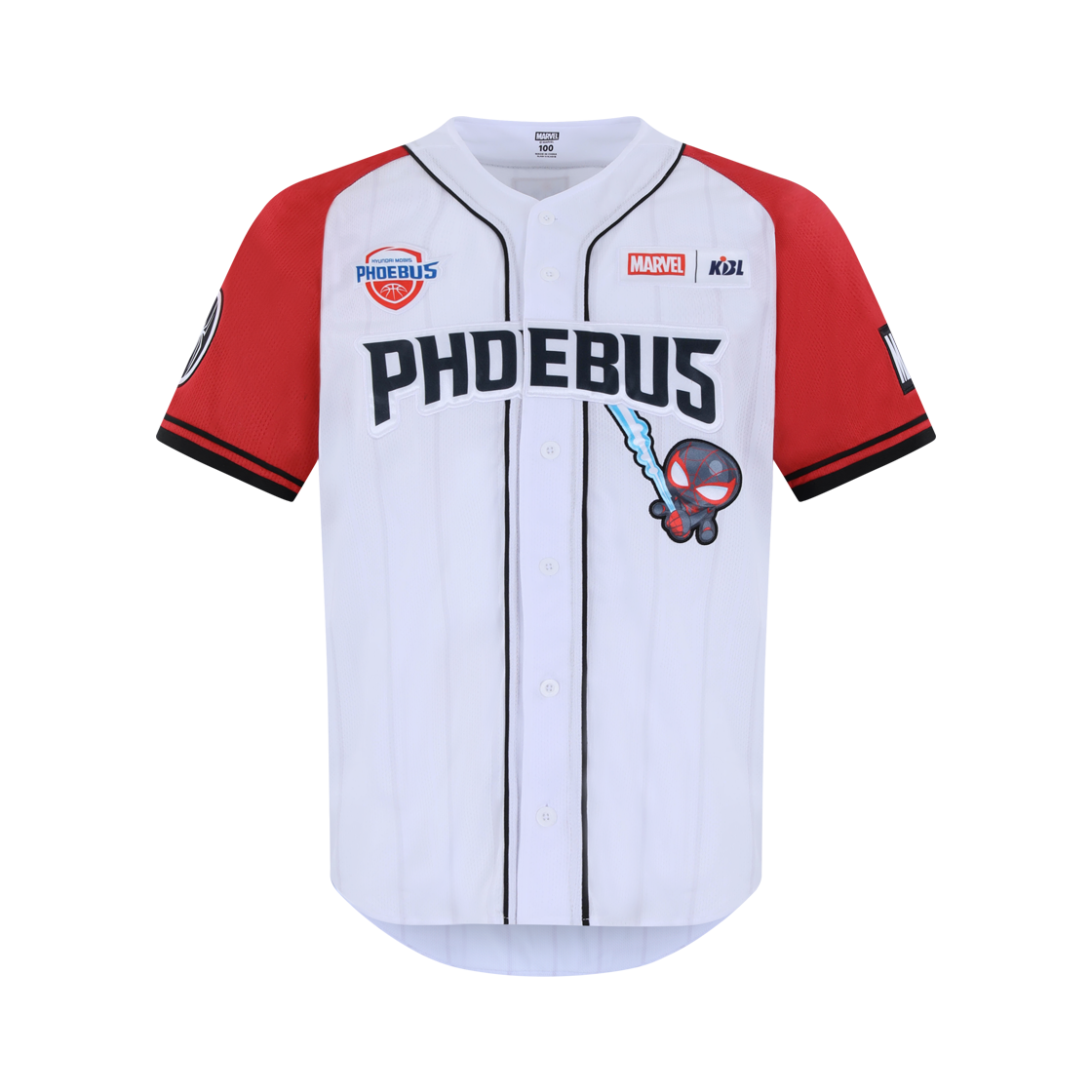 케이비엘 X 마블 컬렉션 울산 현대모비스 마일스모랄레스 응원유니폼(KBL X MARVEL CollectionUlsan Hyundai Mobis Phoebus Miles Morales Fan Uniform)