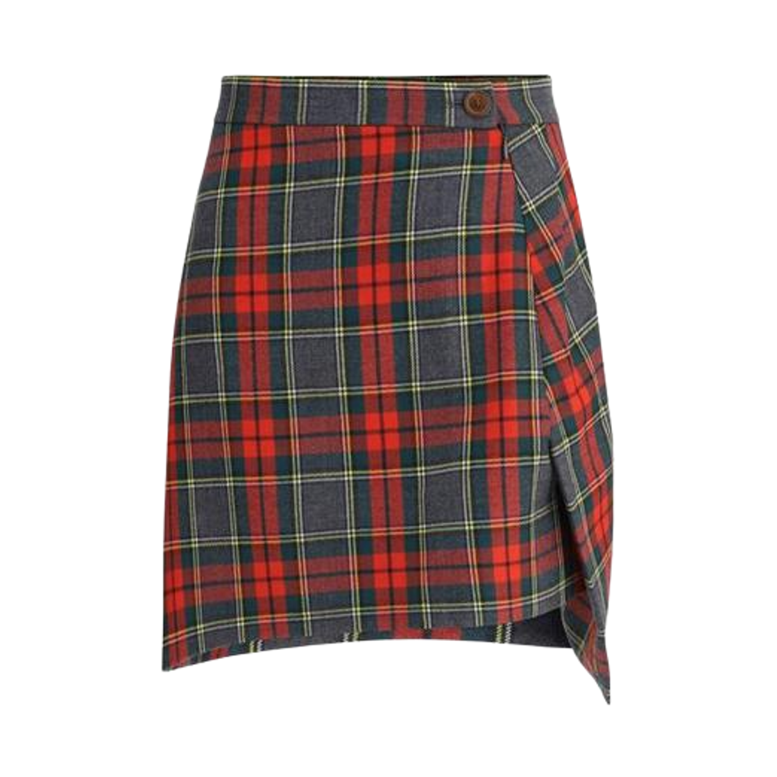 1K01002C-W0176-H203 (W) Vivienne Westwood Wool Mini Skirt Red