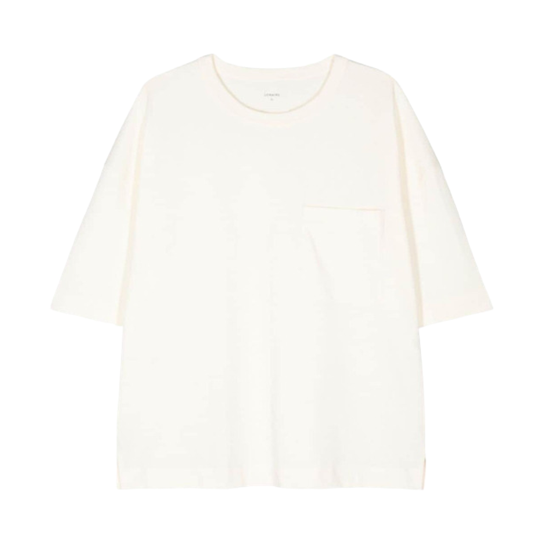 TO1290-LJ1022-022 Lemaire Cotton T-Shirt White