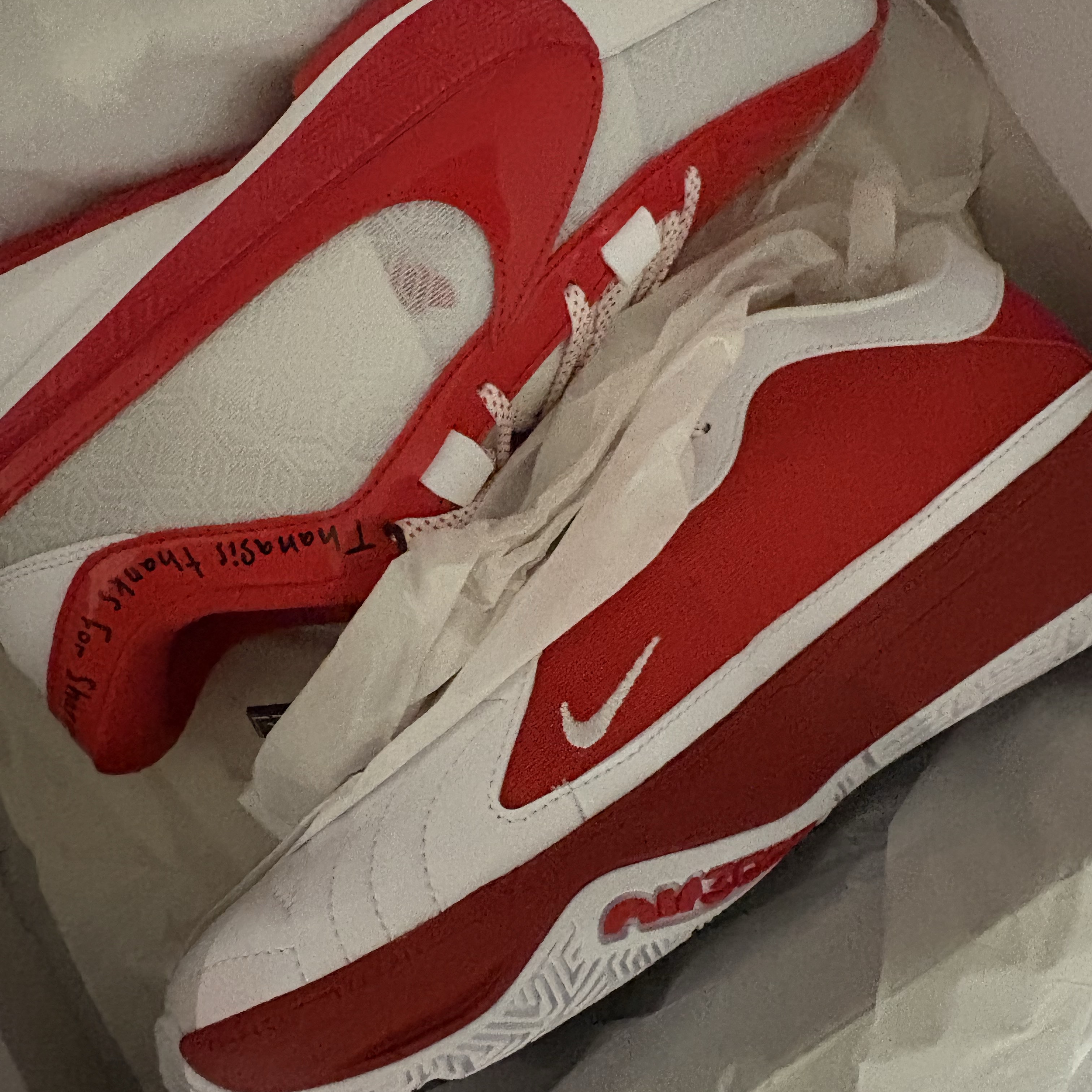 Nike Giannis Freak 5 ASW EP University Red White 착용 스타일 - 2