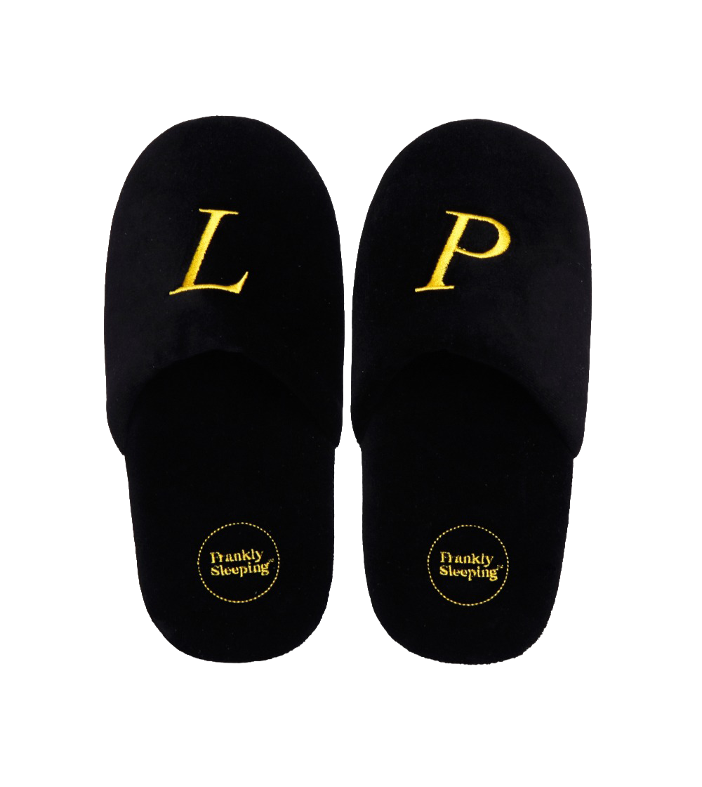 [리퍼브] 프랭클리 벨루어 워셔블 홈 오피스 룸슈즈 블랙