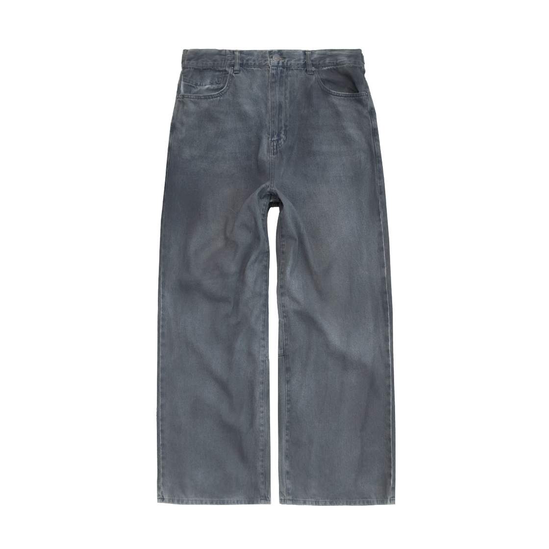 PL5LDN1147H0 Polyteru Coated Gosima Denim Pants Blue