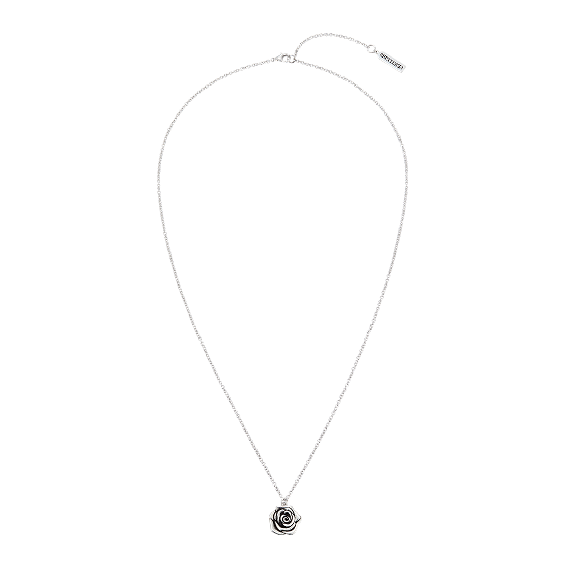 [KREAM 단독] 넘버링 #7715 와일드 로즈 네크리스 실버([KREAM 단독] NUMBERING #7715 Wild Rose Necklace Silver)