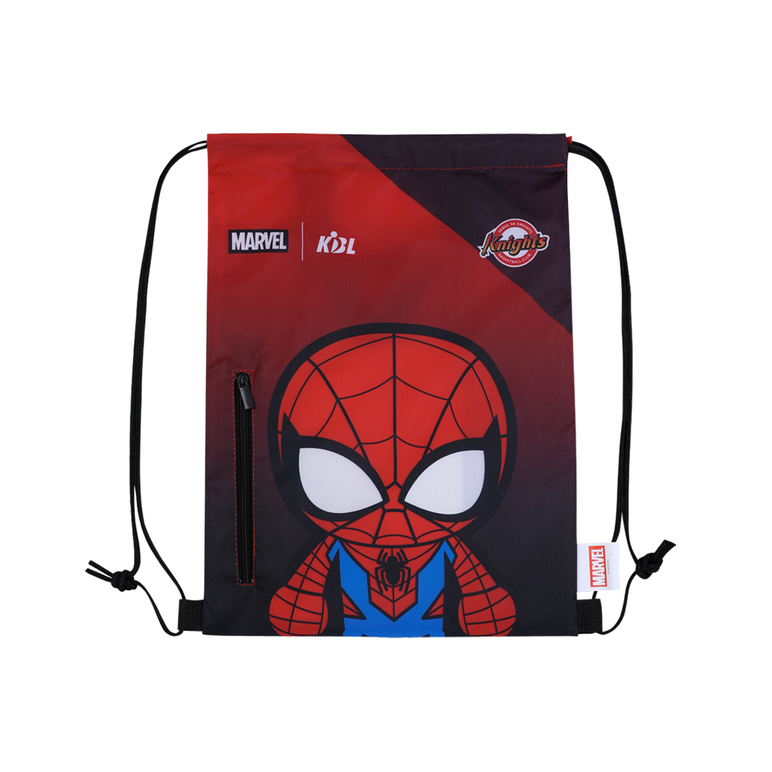 케이비엘 X 마블 컬렉션 서울 SK 스파이더맨 짐색(KBL X MARVELCollection Seoul SK Knights Spider-Man Gym Sack)