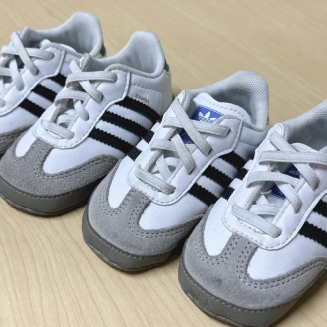 (C) Adidas Samba OG Cloud White Core Black 착용 스타일