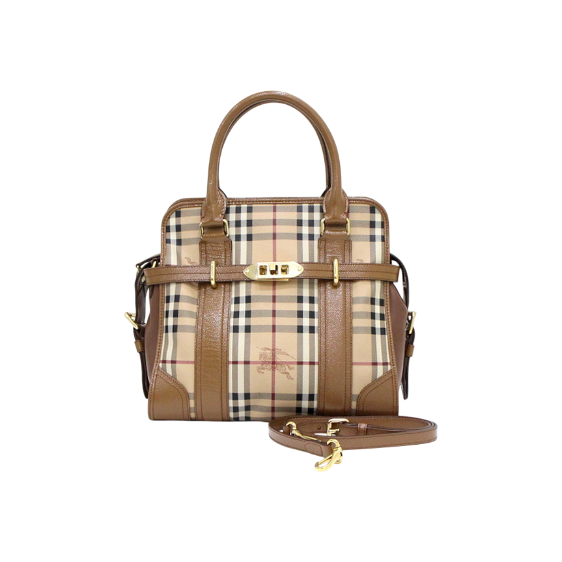 ITIKA8DR2NAQ Burberry Haymarket Check Women's Tote and Shoulder Bag