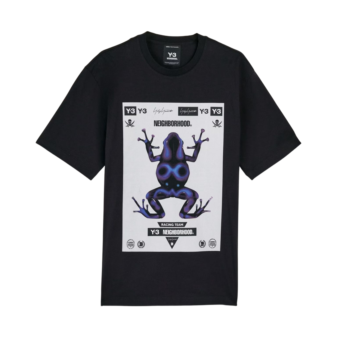 JW6998 Y-3 x Neighborhood Graphic T-Shirt Black