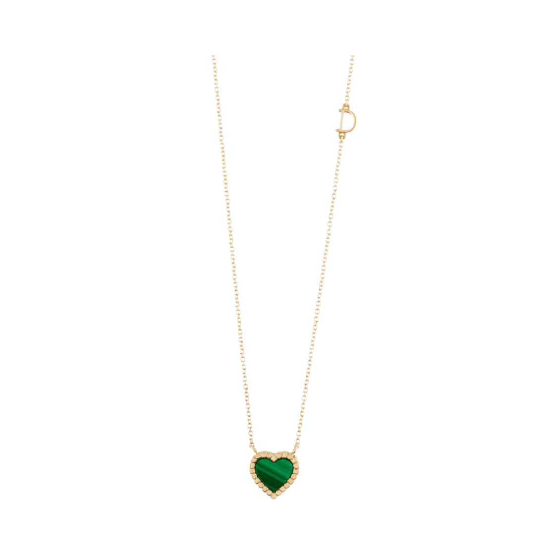 (W) 다미아니 벨에포크 네클리스 옐로우 골드 말라카이트((W) Damiani Belle Epoque Necklace Yellow Gold Malachite)