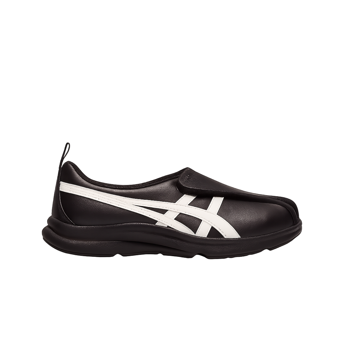 (W) 아식스 라이프 워커 LE 블랙 화이트 - 2E 와이드((W) Asics Life Walker LE Black White - 2E Wide)