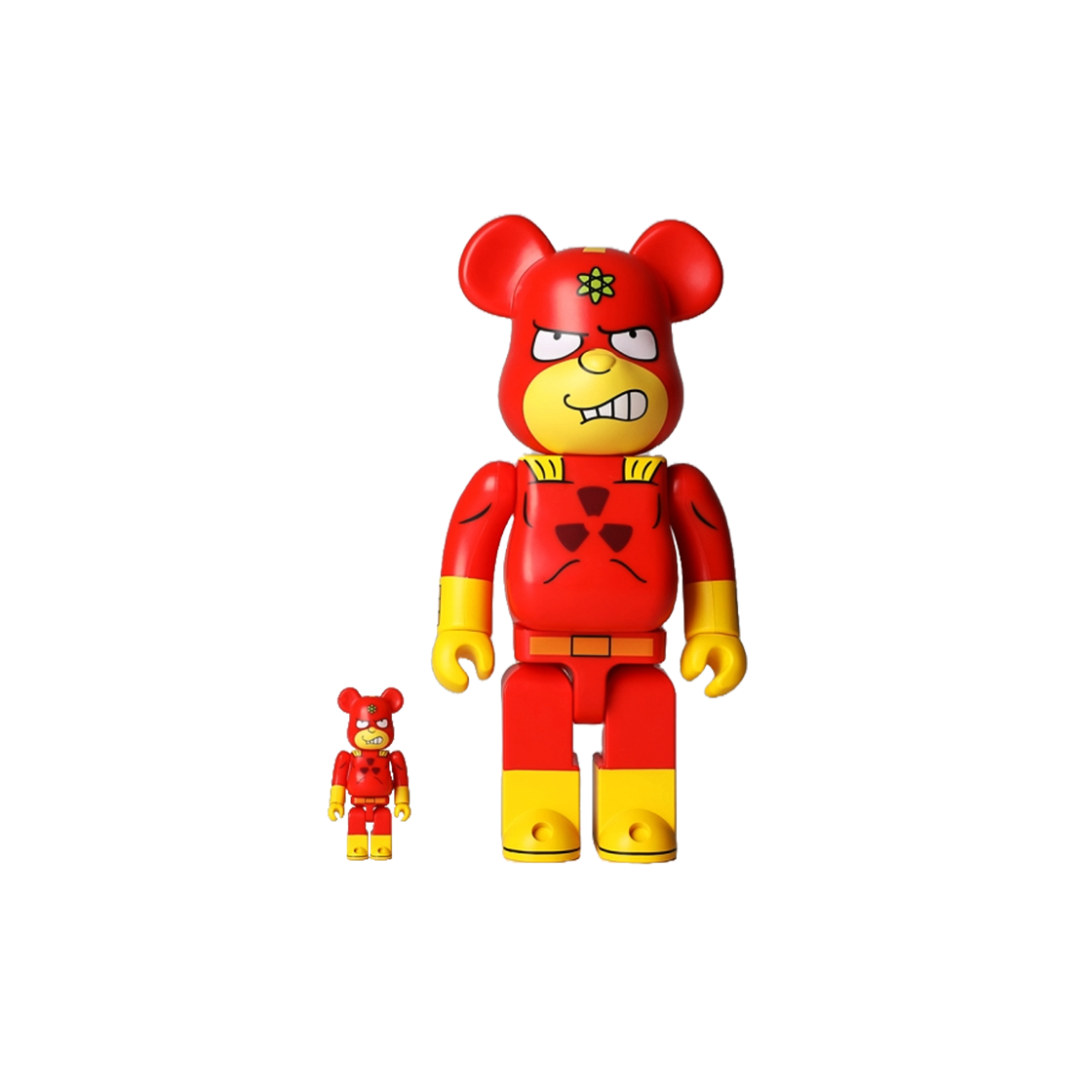 킨키로봇 400%+100% 베어브릭 레디오액티브맨 (2209002)(KINKIROBOT 400%+100% Bearbrick Radioactive Man)