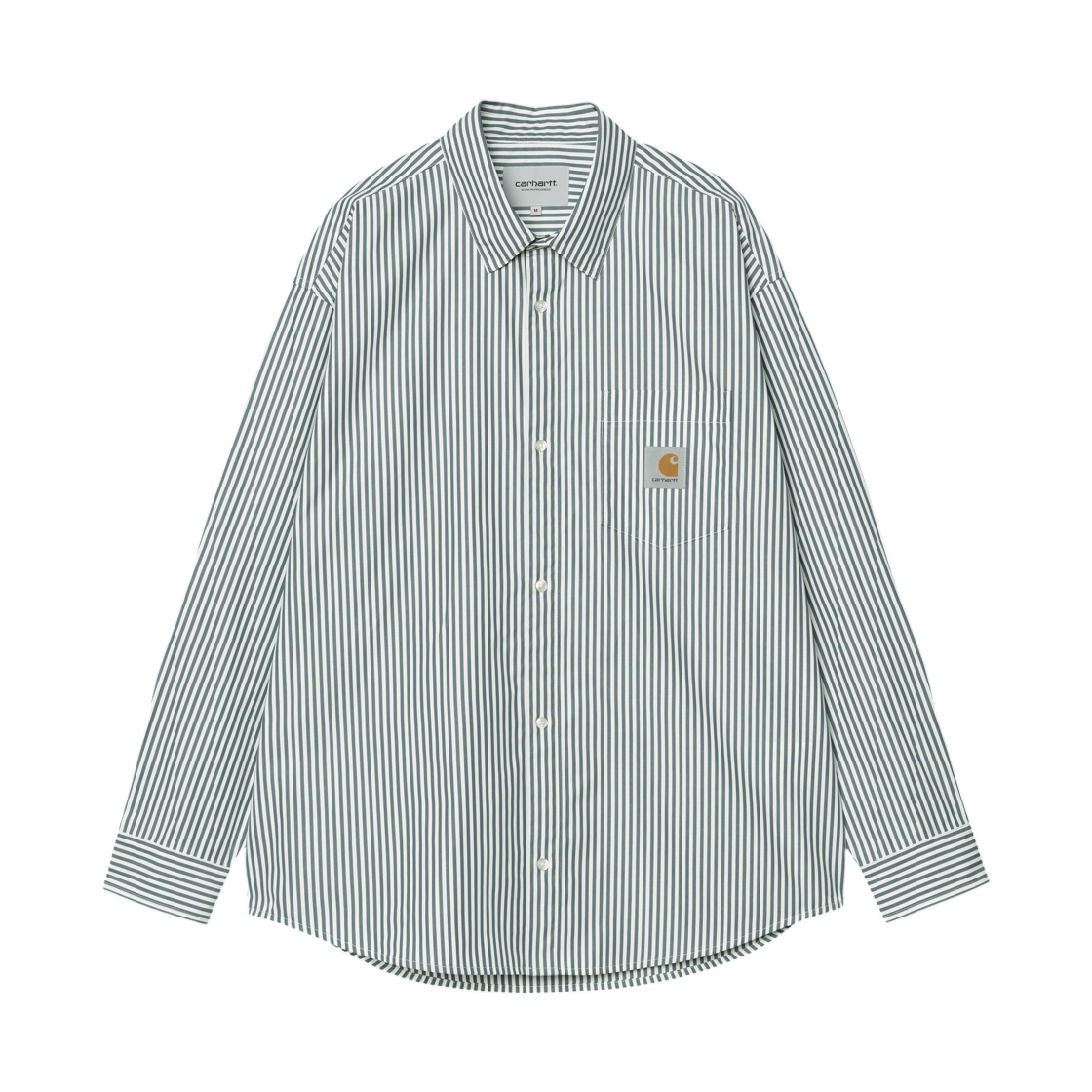 I035952-3NW-XX Carhartt WIP L/S Daldry Shirt Daldry Stripe Office Blue Wax