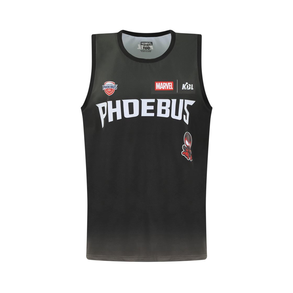 케이비엘 X 마블 컬렉션 울산 현대모비스 마일스모랄레스 농구유니폼(KBL X MARVEL CollectionUlsan Hyundai Mobis Phoebus Miles Morales Basketball Uniform)