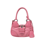 Prada Pink Napa Moon Padded Shoulder Bag D-A42264