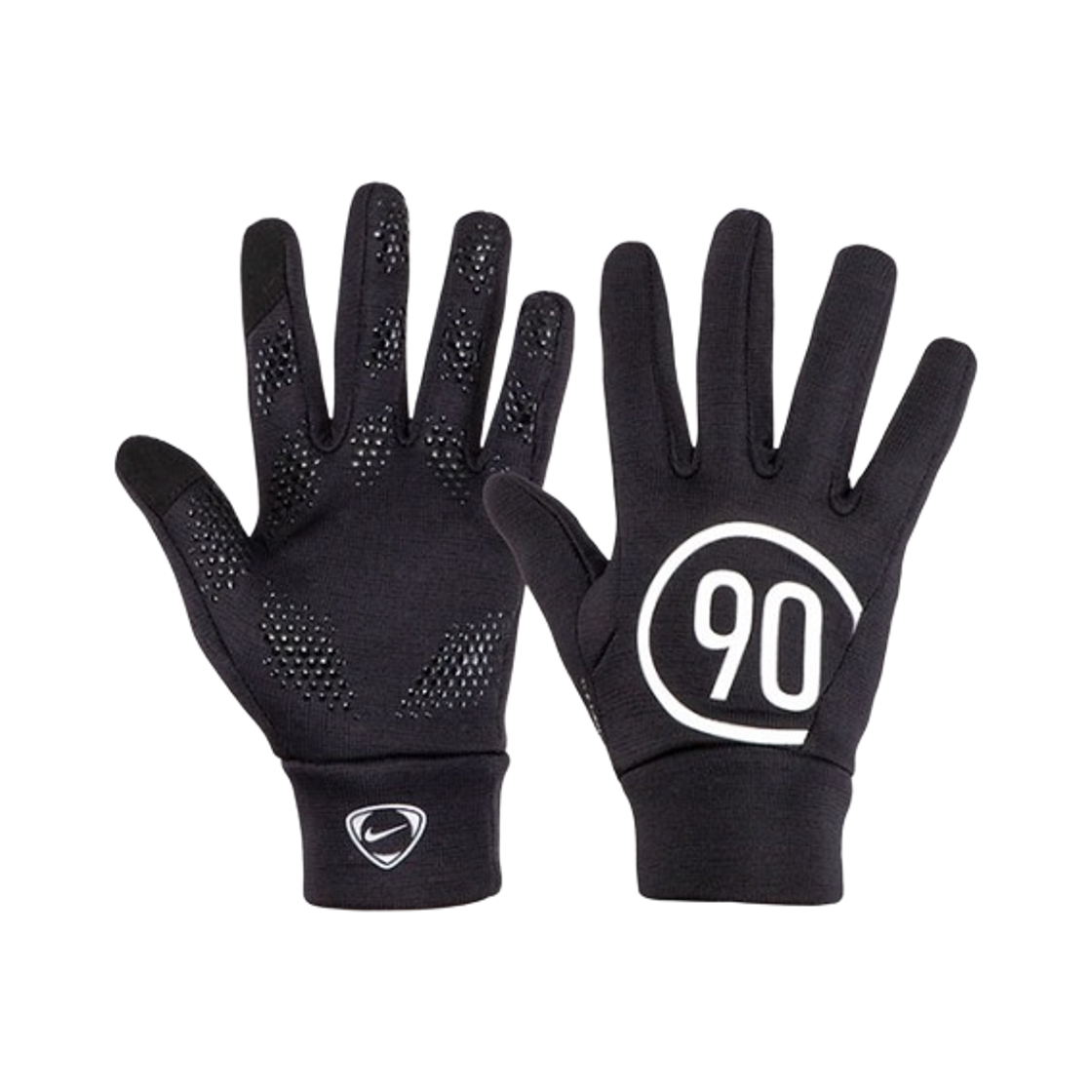 IM5017-010 Nike Total 90 Academy Therma-Fit Football Gloves Black Sail