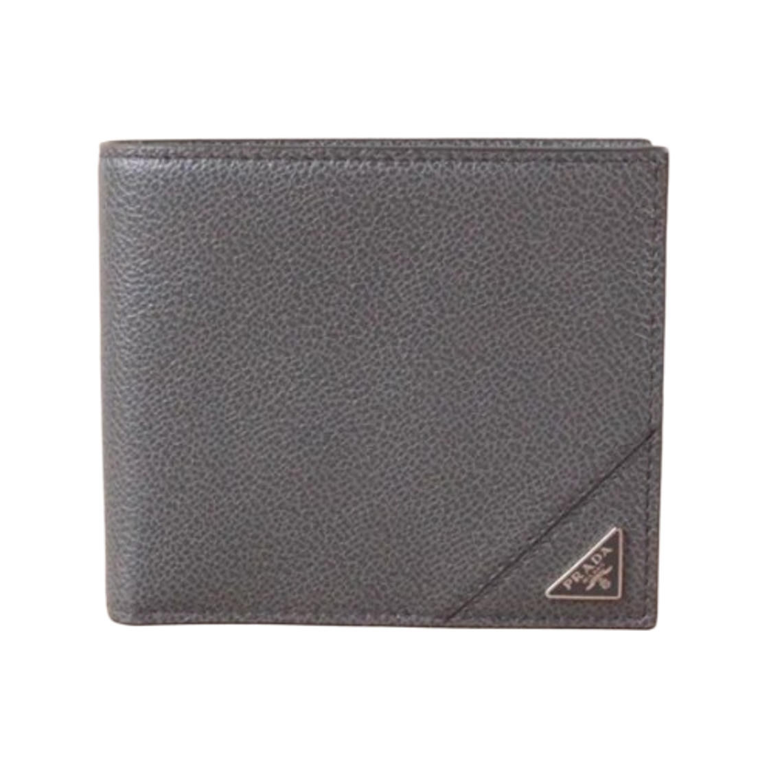 2MO513-2CB2-F0048 Prada Vitello Micro Grain Leather Wallet Grey