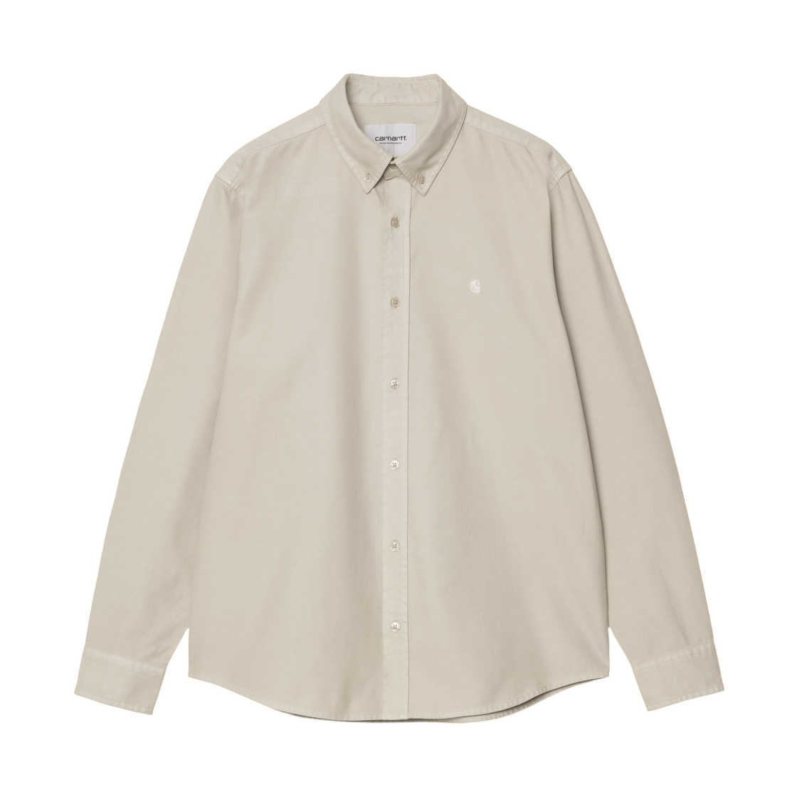 I030238-3GE-GD Carhartt WIP L/S Bolton Shirt Puddle Garment Dyed