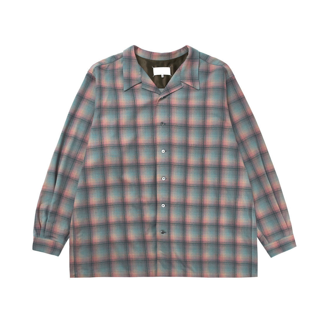 메종 마르지엘라 펜들턴 오버사이즈 셔츠 핑크