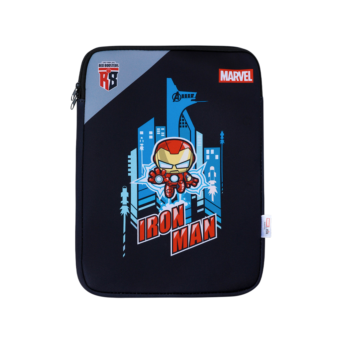 케이비엘 X 마블 컬렉션 안양 정관장 아이언맨 노트북 파우치(KBL X MARVELCollection Anyang JeongKwanJang Red Boosters Iron Man Laptop Pouch)