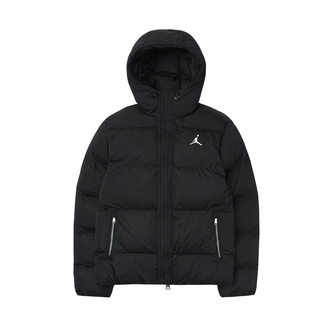 조던 에센셜 퍼퍼 자켓 블랙 세일 - 아시아(Jordan Essentials Puffer Jacket Black Sail - Asia)