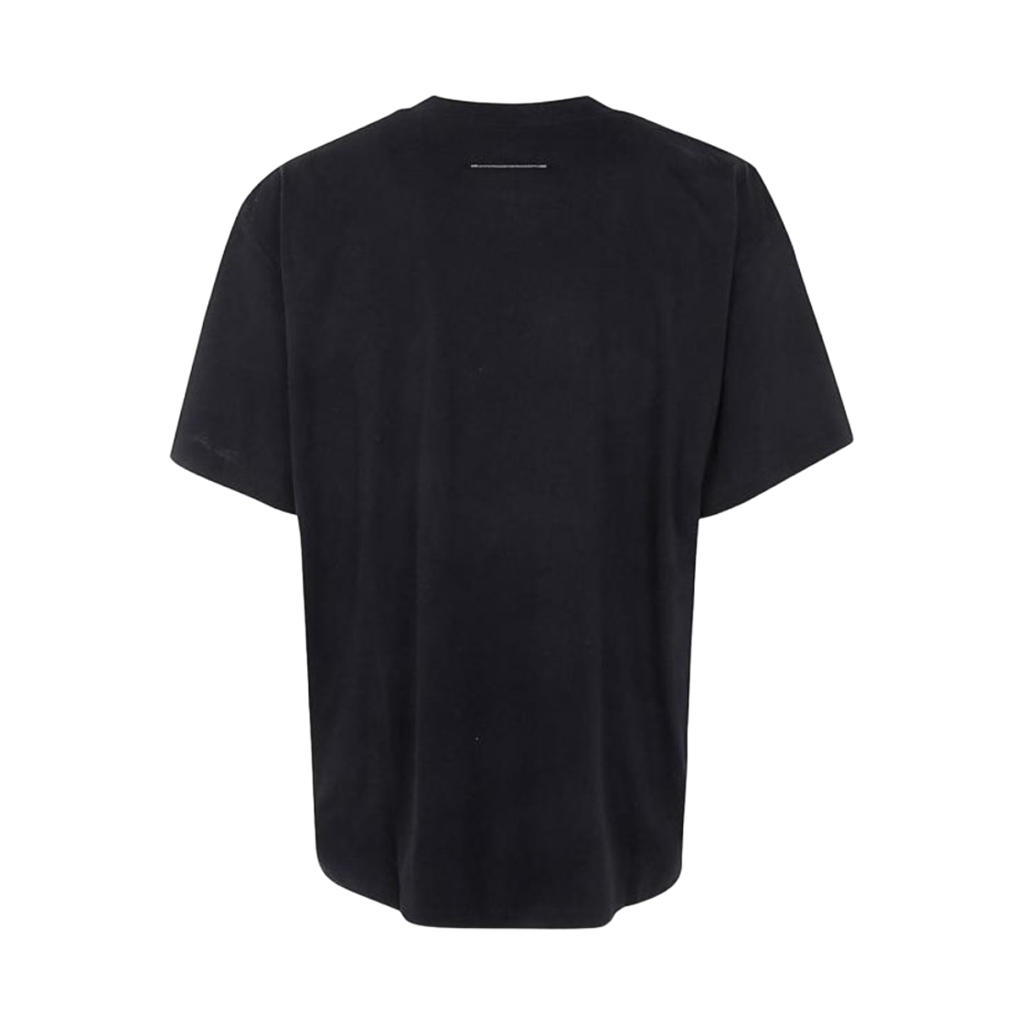 MM6 메종 마르지엘라 코튼 티셔츠 블랙(MM6 Maison Margiela Cotton T-Shirt Black) - 2