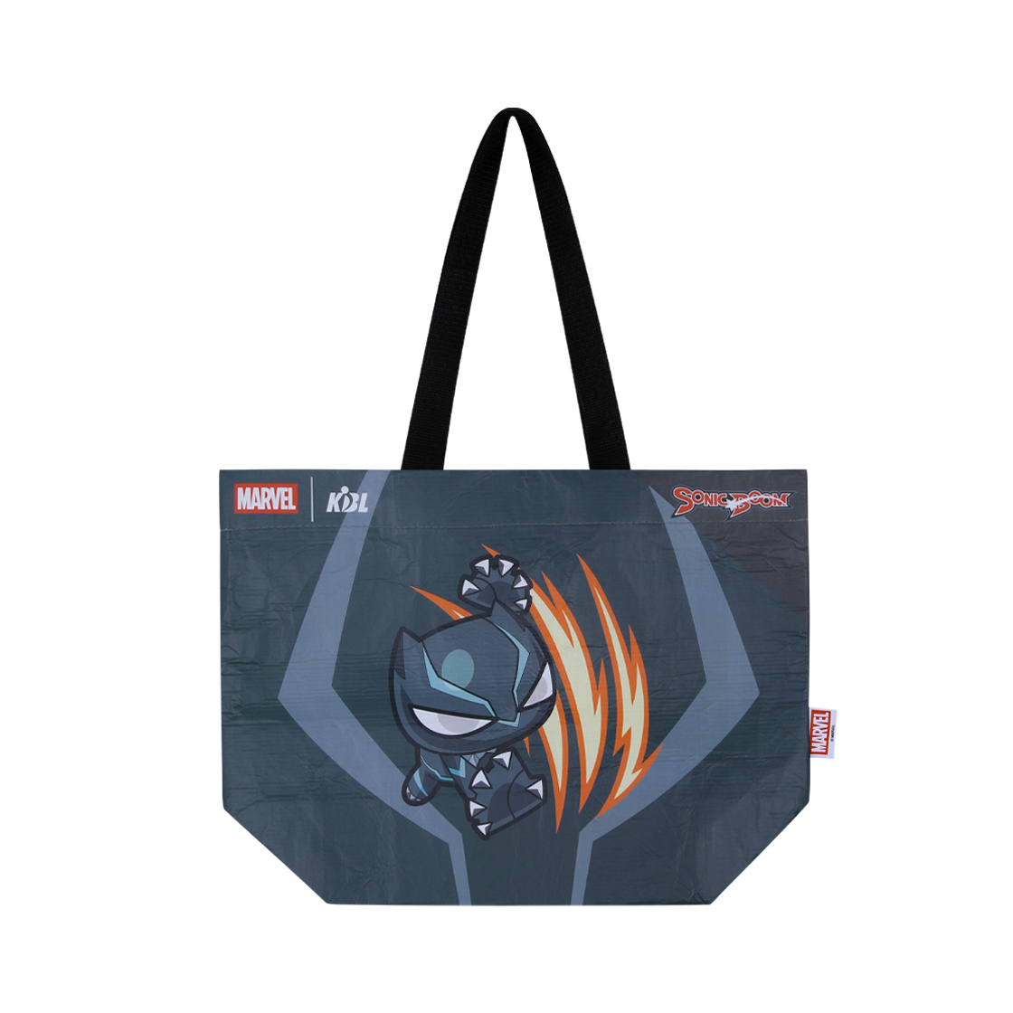 케이비엘 X 마블 컬렉션 수원 KT 블랙팬서 리유저블백(KBL X MARVELCollection Suwon KT SonicBoom Black Panther Reusable Bag)