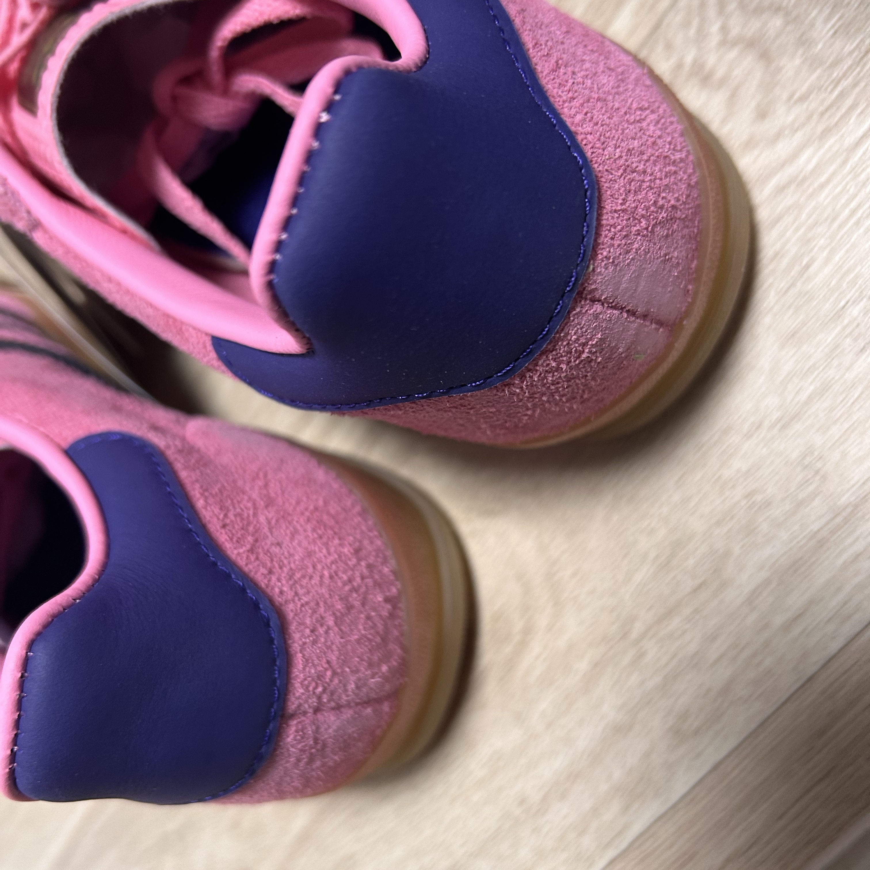 (W) Adidas Gazelle Indoor Bliss Pink 착용 스타일