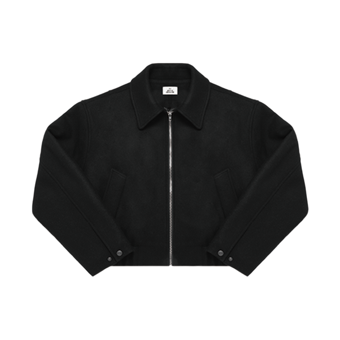 엠제이디 울 크롭 자켓 멜란지 블랙(MJD Wool Cropped Jacket Melange Black)