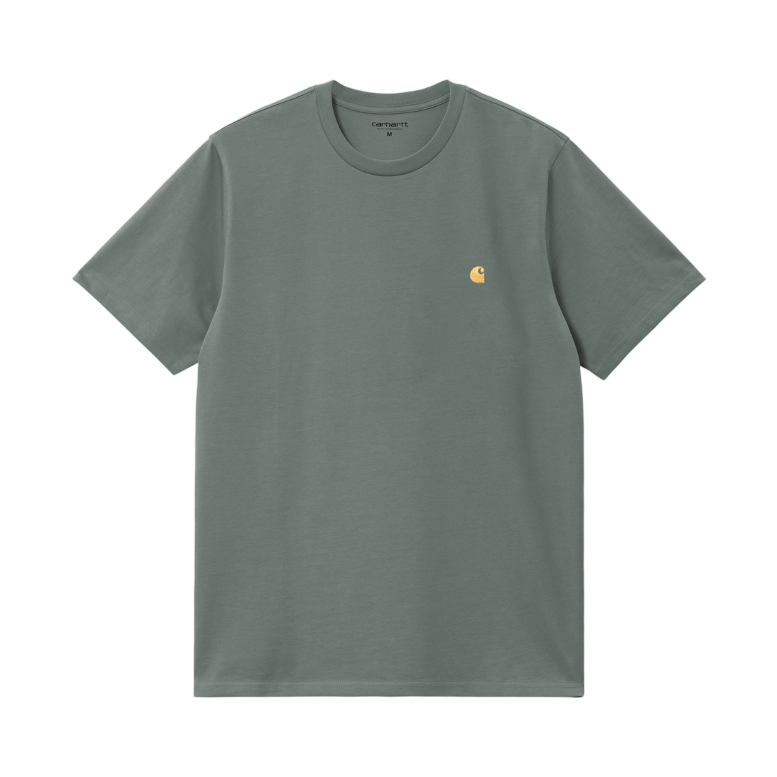 I026391-3H4-XX Carhartt WIP S/S Chase T-Shirt Velvet Green Gold