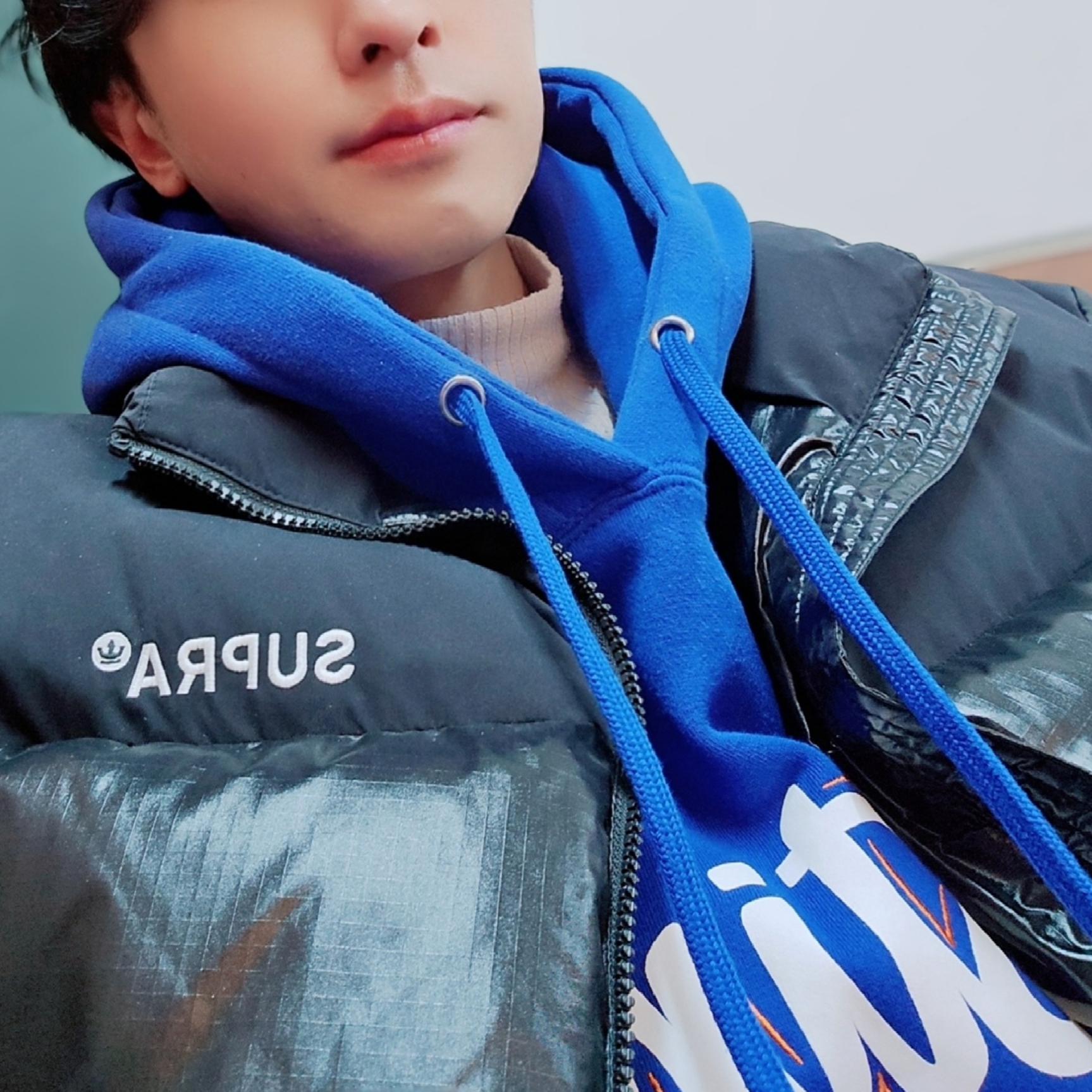 Nobis Supra Performance Puffer Black 착용 스타일 - 2