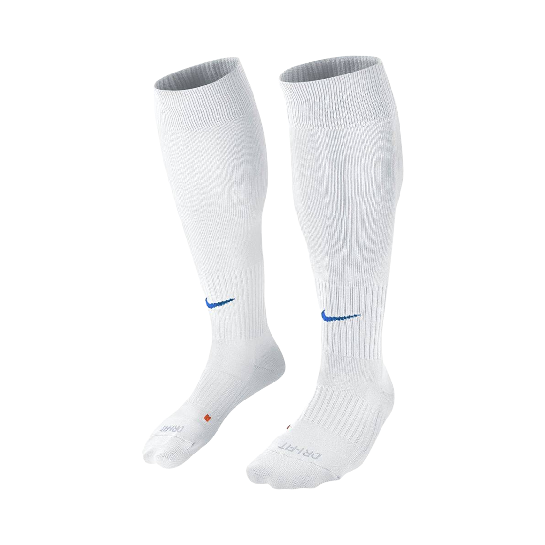 SX5728-101 Nike Classic 2 Cushioned Over the Calf Socks White Royal Blue (Korean Ver.)