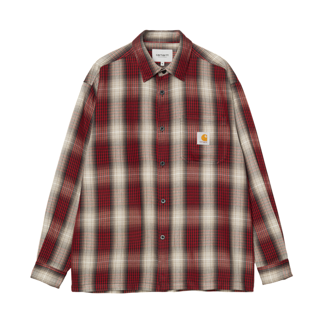 I035954-3I2-XX Carhartt WIP L/S Harlin Shirt Harlin Check Chili Pepper