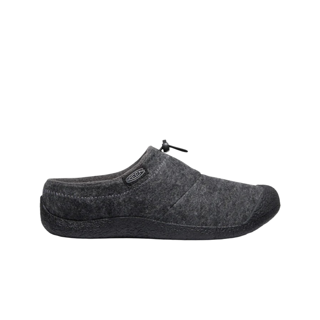1025550 Keen Howser III Slide Charcoal Grey Felt Black
